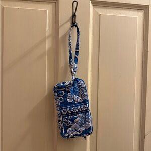 Vera Bradley Wristlet in “Blue Lagoon” (RETIRED)